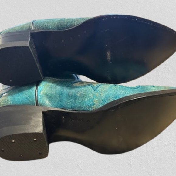 ❤️HOST PICK❤️ Roper Blue All Over Embroidery Western Boots  4214   NWOB Boutique - Picture 5 of 8